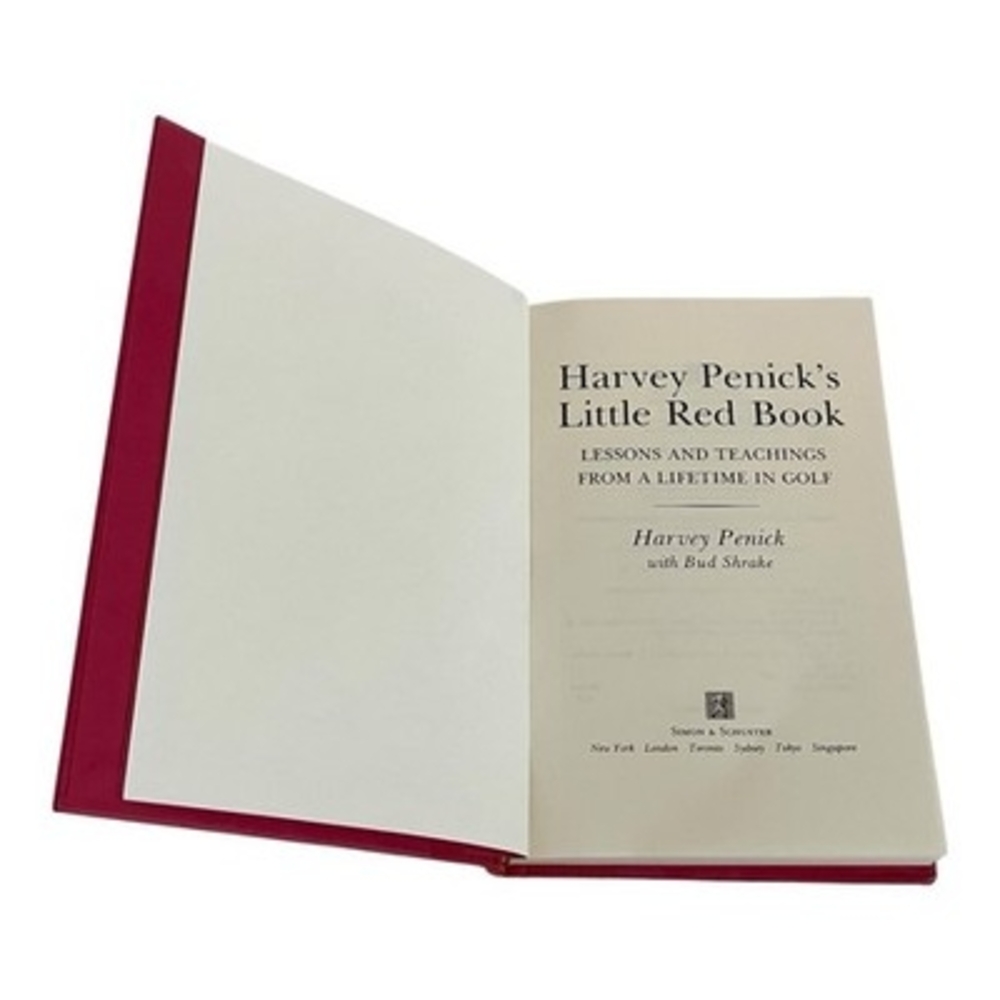 Harvey Penick's Little Red Book Lessons Teachings Lifetime Golf HC 1992 VG - Picture 4 of 6